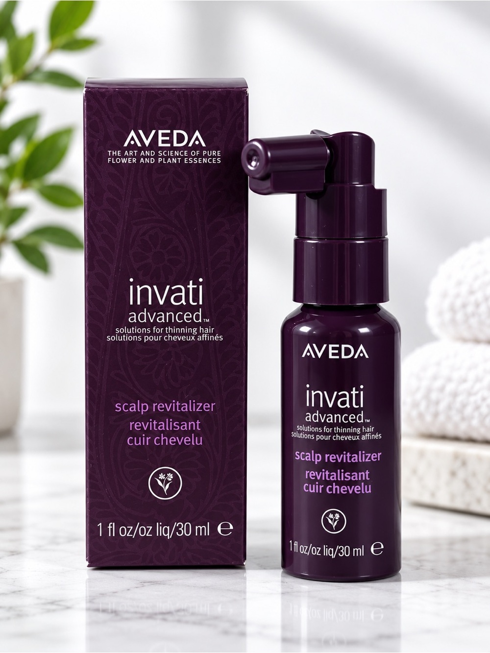 New In Box Aveda Invati Advanced Solutions Thinning Hair Scalp Revitalizer - Picture 1 of 8